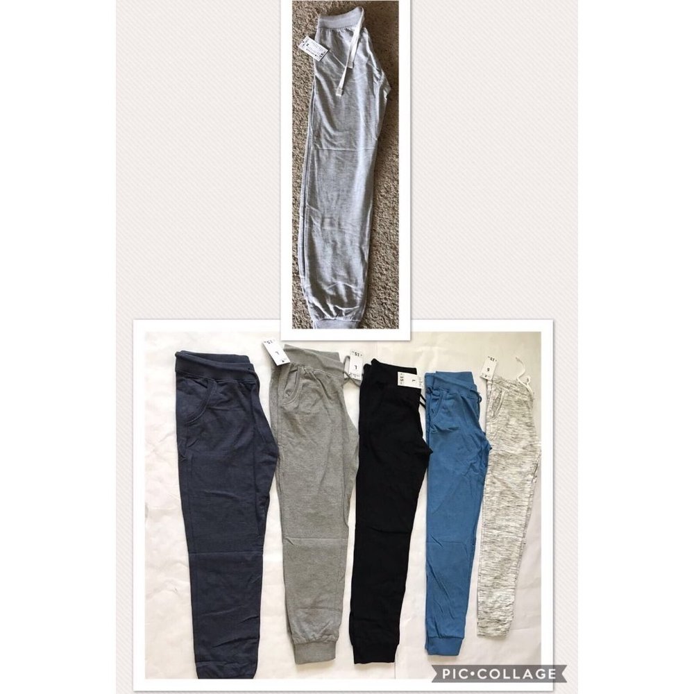 Terranova Pajama pants Freeship new blue grey black white NEW